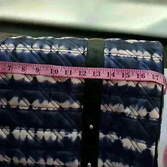 Jessica Simpson Weekender Overnight Tote Carry On Navy Tie Dyed - Picture 10 of 13